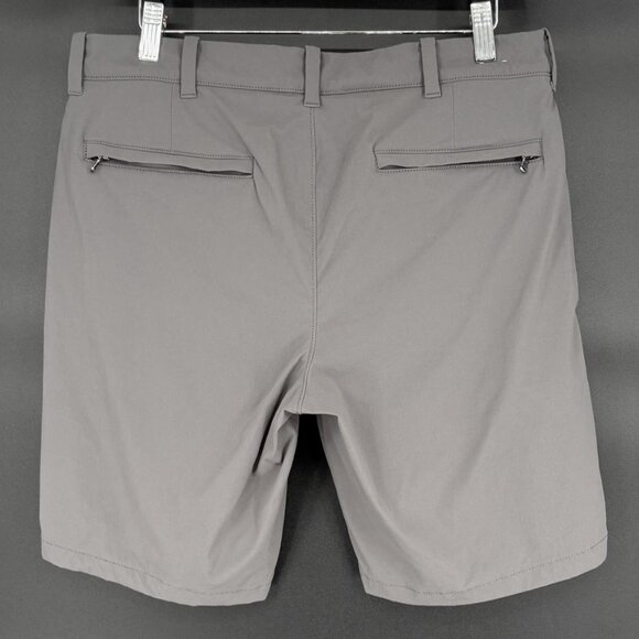 J.Crew Men's 9" Tech Shorts Size 32 Gray Water Resistant Golf Outdoor - Picture 2 of 11